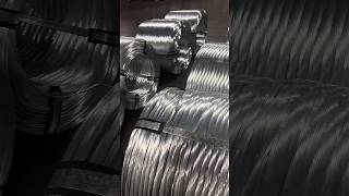 hot dipped galvanized wire make the weight for export galvanizedwire wirefactory [upl. by Steinke]