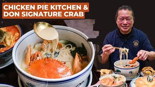 Indulge in Nostalgic Chicken Pies and SlurpWorthy Crab Bee Hoon by Chef Don [upl. by Bradman]