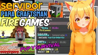 EL MEJOR SERVIDOR SURVIVAL Y PVP PARA CRAFTSMAN 2024 [upl. by Llenyt]