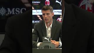 quotIl Milan ha fatto bene a prendermiquot 🗣️ [upl. by Akihsal]