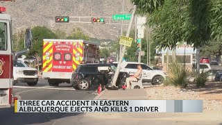 APD 1 dead after crash in NE Albuquerque [upl. by Iaoh]