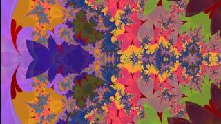 Flora Kaleidoscope fractal animation [upl. by Hgielrak]