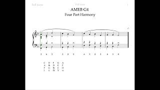 AMEB Grade 4 Harmony Demonstration Basic [upl. by Ilaw]