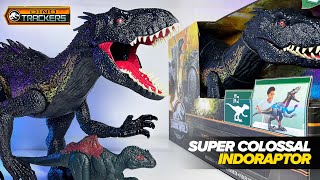 NEW SUPER COLOSSAL INDORAPTOR Jurassic World Dino Trackers Indoraptor [upl. by Suhail]