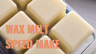 WAX MELTS SPEED MAKE and MELT with Golden Wax 494  overview of how to make wax melts for beginners [upl. by Sirret]