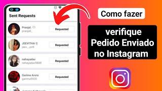 Onde Ver as Solicitações Enviadas no instagram  Ver Solicitações enviadas Pendentes no instagram [upl. by Melak]