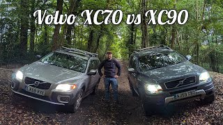 Volvo XC70 vs XC90  Comparison amp Offroad Test [upl. by Casimir]