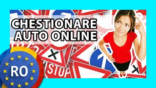 CHESTIONARE AUTO ONLINE EXPLICATE 86 [upl. by Nnywg]