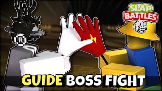 The Guide Boss Fight was INSANE Slap Battles  Roblox [upl. by Fredrika]