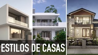 5 diferentes estilos de casas ¿Cuál te gusta más  ARTOSKETCH [upl. by Norda]