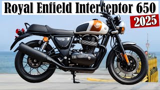 2025 Royal Enfield Interceptor 650  Combines Classic Style And Modern Appearance [upl. by Avilo]