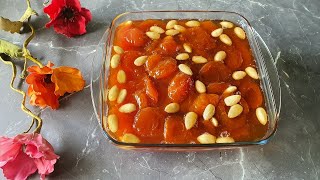 Apricot jam recipe  How to make apricot jam  مربای زردآلو [upl. by Oterol]