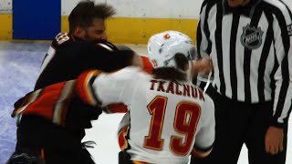 Ryan Kesler sends Matthew Tkachuks mouthguard flying with right fist [upl. by Rab988]