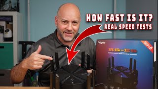 Reyee AX6000 WiFi 6 Router Wireless 8Stream Gaming Router connect and speed test [upl. by Papst]