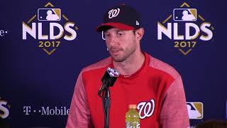 Max Scherzer on starting Game 3 of the NLDS [upl. by Emearg]