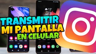 👉 Como TRANSMITIR la PANTALLA de MI CELULAR en INSTAGRAM 🔥 [upl. by Oicelem117]