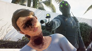 HITMAN Splinter Cell Miami Kill Everyone Ballerpack Pistol [upl. by Nimzaj]