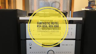 Rotel RSX1056 RDV1080 and Rega RP1 [upl. by Maxfield630]