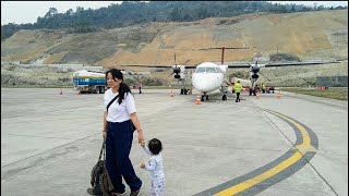 How to reach Gangtok from pakyong airport Sikkim Travelling with baby from Kolkata to Sikkim [upl. by Ledah407]