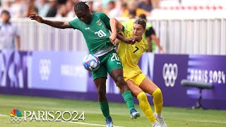 Australia comes back to win over Zambia in actionpacked goal feast  Paris Olympics  NBC Sports [upl. by Anev]