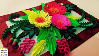 How to make a Quilling wall frame [upl. by Ynnob]