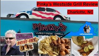 Pinkys Westside Grill Charlotte NC Featured on Diners DriveIns amp Dives [upl. by Lawson106]