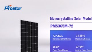 365W Mono Solar Module 365Wp Monocrystalline Solar Module 72 Pieces Cells PERC Solar Module [upl. by Esnofla]