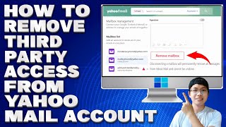 How To Remove The Third Party Access From Yahoo Mail Account Guide [upl. by Adnat]