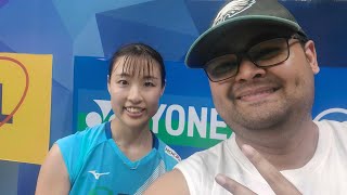 VLOG  BWF Syed Modi S300 Semi FinalsI met Nozomi Okuhara 🤩👑 [upl. by Tootsie662]