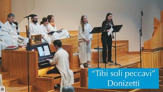 Tibi Soli Peccavi Donizetti [upl. by Ellennahs]