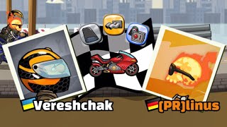 Vereshchak vs PRlinus 2 😮‍💨🏍️ Hill Climb Racing 2 Battle [upl. by Constantin]