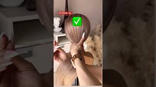 COME METTERE LELASTICO AI CAPELLI capelli tutorial italianstyle [upl. by Paulette]