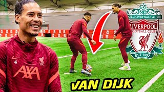 I TRAINED WITH LIVERPOOL FC FIRST TEAM  VIRGIL VAN DIJK AND ANDY ROBERTSON 🤩🔥 [upl. by Eirallih340]