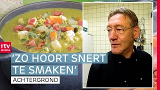 Chef kok Roelof maakt erwtensoep volgens het oude recept van zijn moeder  Nostalgie  RTV Drenthe [upl. by Di]