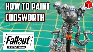 Painting Fallout Miniatures  Codsworth Mr Handy Tutorial [upl. by Genvieve]