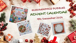 Jigsaw Puzzle Advent Calendar TimeLapse  Christmas Delights by Eurographics  Day 9 [upl. by Leelahk]