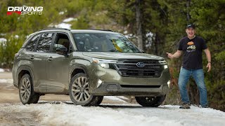 2025 Subaru Forester Reviewed on Snow Dirt and Street [upl. by Ted]