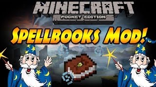 SpellBooks MOD Minecraft Pocket Edition  Mod Showcase 081 [upl. by Aicssej331]