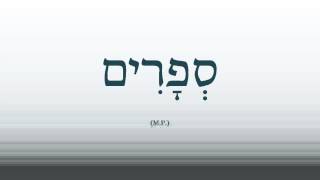 21  Basic Biblical Hebrew Vocabulary [upl. by Danialah]