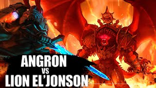 FINAL ALTERNATIVO DE LA PELEA ENTRE PRIMARCAS LION ELJONSON vs ANGRON [upl. by Notyad]