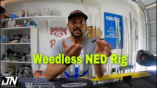 Weedless NED RIG Set Up I Tips and Tricks [upl. by Sabella622]