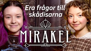 Julkalendern Mirakel LillaAktuelltSVT pratar med skådespelarna [upl. by Ezitram]