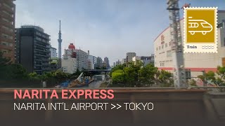 FULL Narita Express Narita Airport Terminal 1 to Tokyo Station [upl. by Llerraj341]