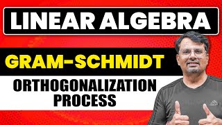 GramSchmidt Orthogonalisation Process  Linear Algebra by GP Sir [upl. by Guildroy]