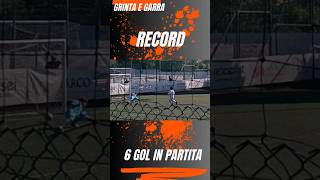 Record  6 Gol in Partita vs Barbato Academy calcio futbol golazo [upl. by Anaerol]