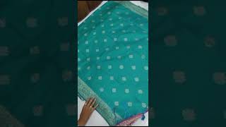 SOFT RAW SILK TWO TONE WEAVING SAREE WITH ANTIQUE DESIGN 1300 Only [upl. by Nnylorac]