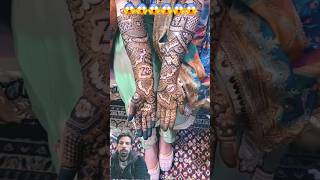 kashmire mehndi designs marriage 😱😱shortsshortkashurstatus [upl. by Ahsinhoj]