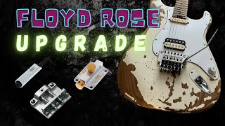 How to Upgrade your Floyd Rose  Hardtailer Trem Block System  Sure Claw  EVH DTuna [upl. by Fredelia1]