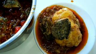 Tilapia Okro StewSoupGhana best recipe [upl. by Eromle494]