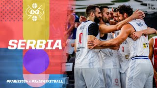 Serbias 🇷🇸 Men Olympic Team  3x3 Basketball [upl. by Ross]